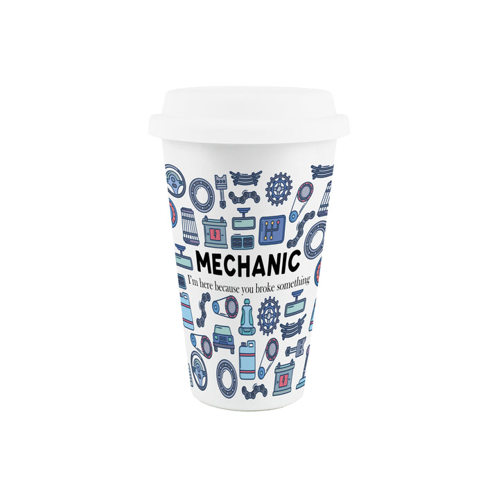 Purely Home Mechanic Ceramic Travel Mug
