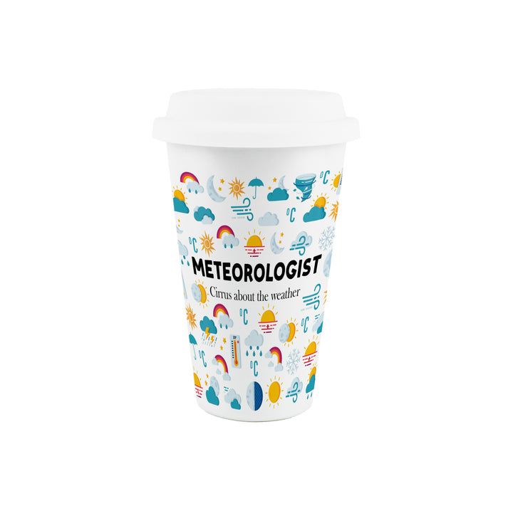 Purely Home Meteorologist Ceramic Travel Mug