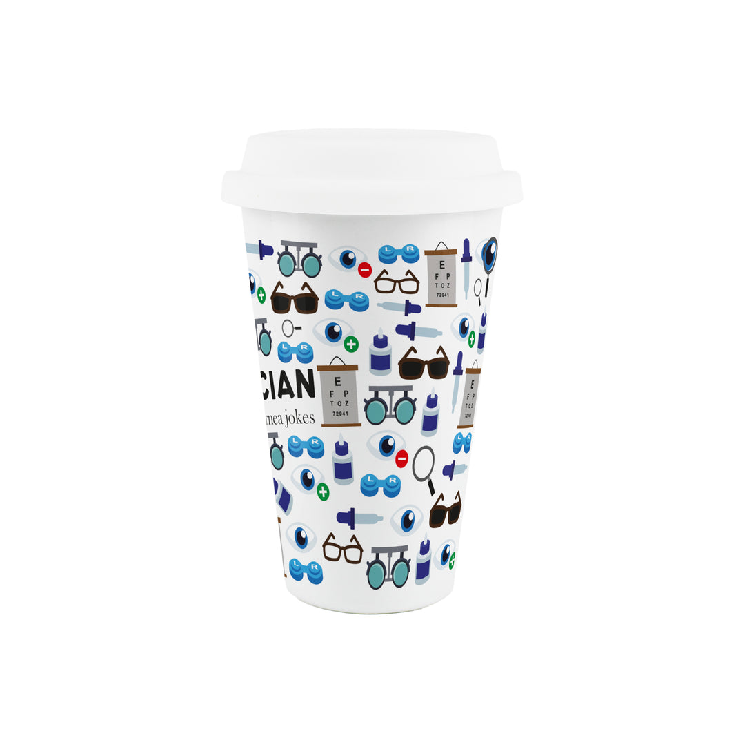 Purely Home Optician Ceramic Travel Mug