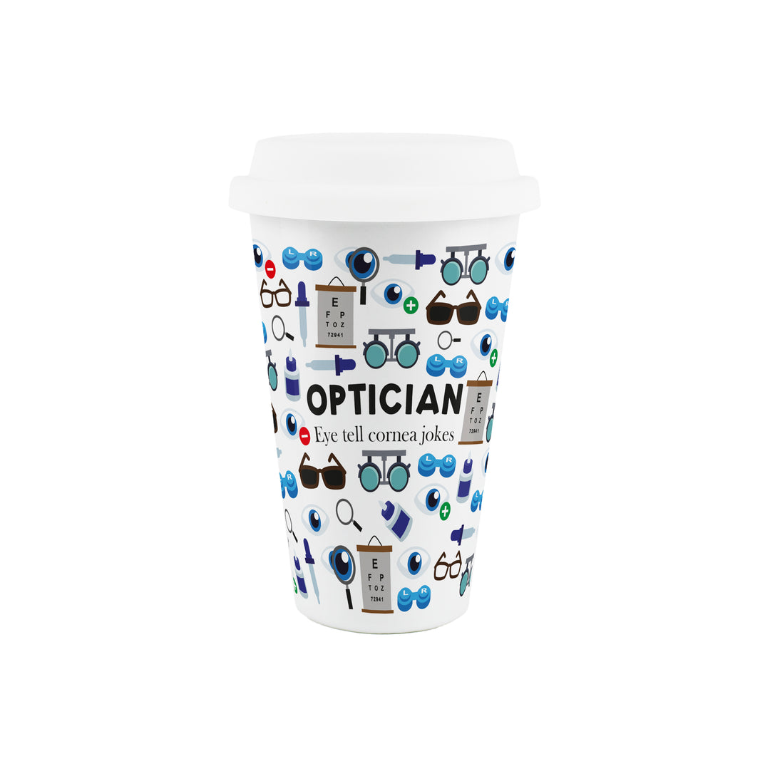 Purely Home Optician Ceramic Travel Mug