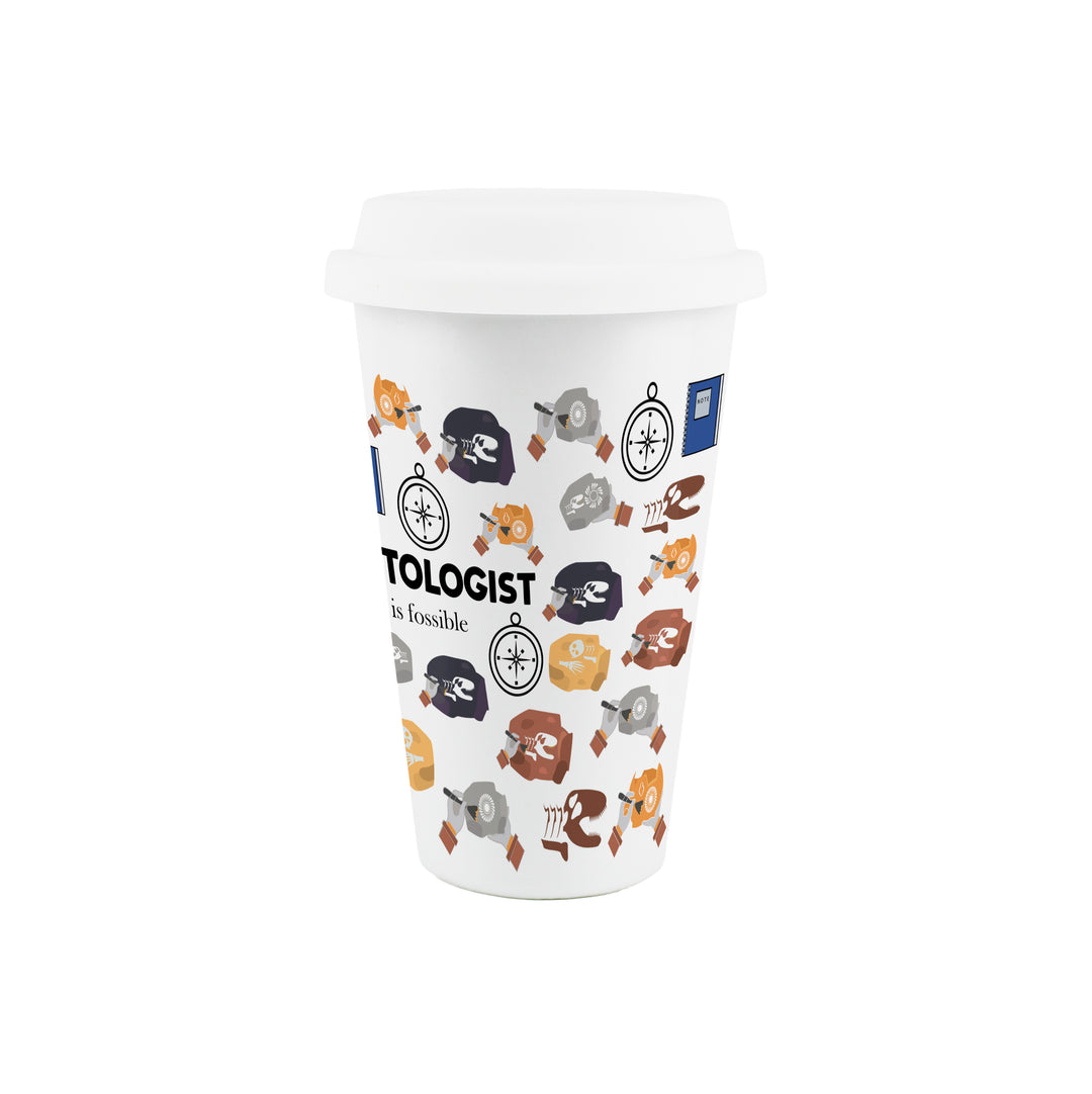 Purely Home Palaeontologist Ceramic Travel Mug
