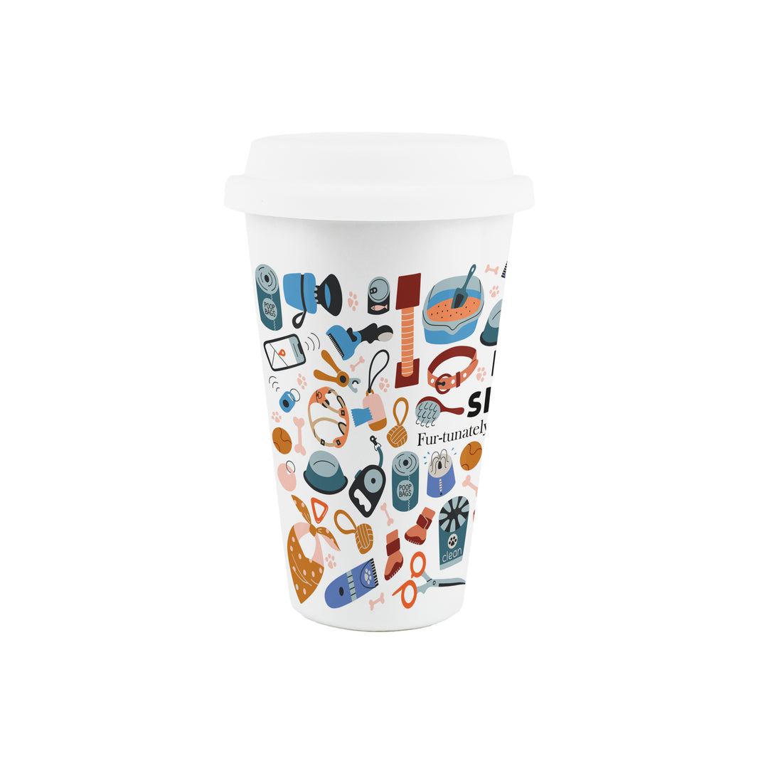 Purely Home Pet Sitter Ceramic Travel Mug