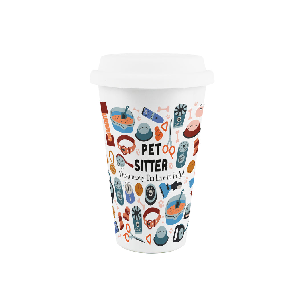 Purely Home Pet Sitter Ceramic Travel Mug