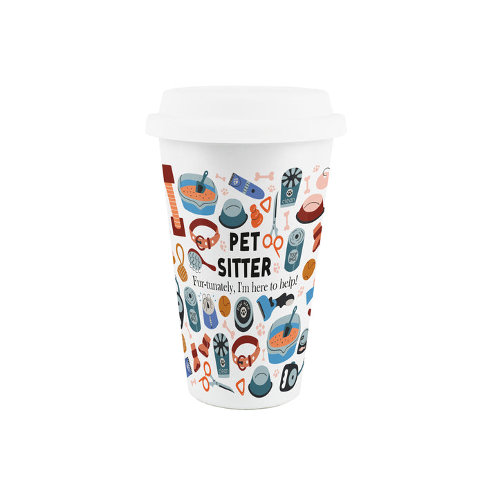 Purely Home Pet Sitter Ceramic Travel Mug