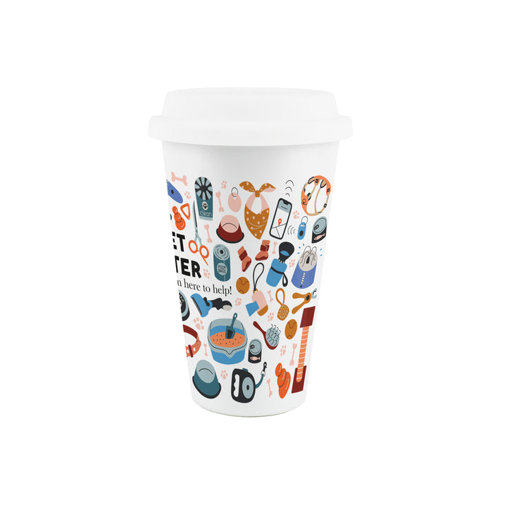 Purely Home Pet Sitter Ceramic Travel Mug