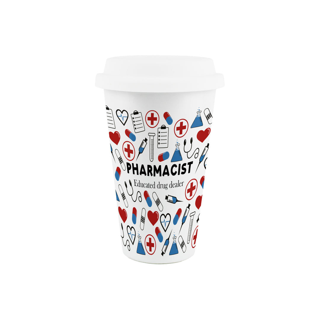 Purely Home Pharmacist Ceramic Travel Mug