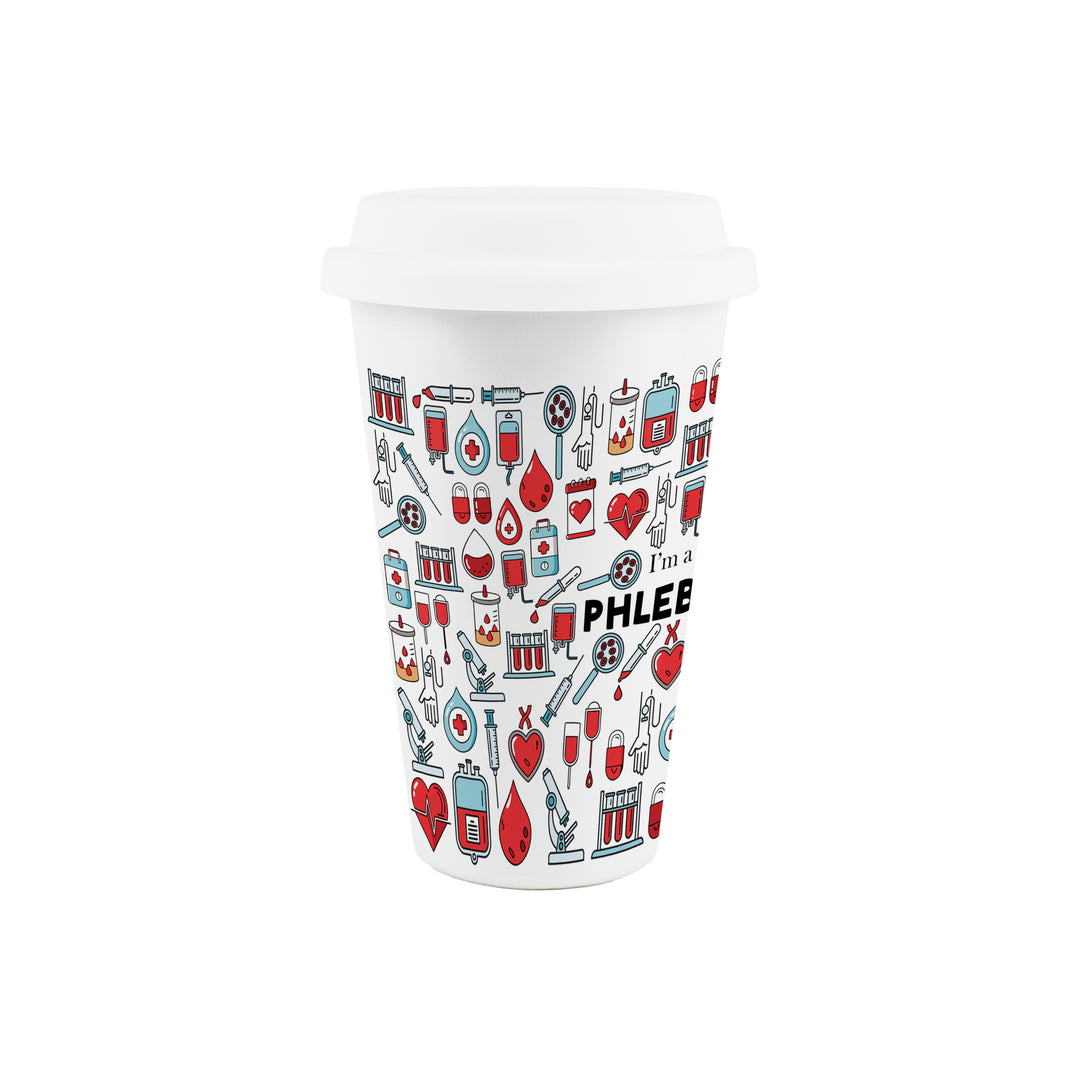 Purely Home Phlebotomist Ceramic Travel Mug