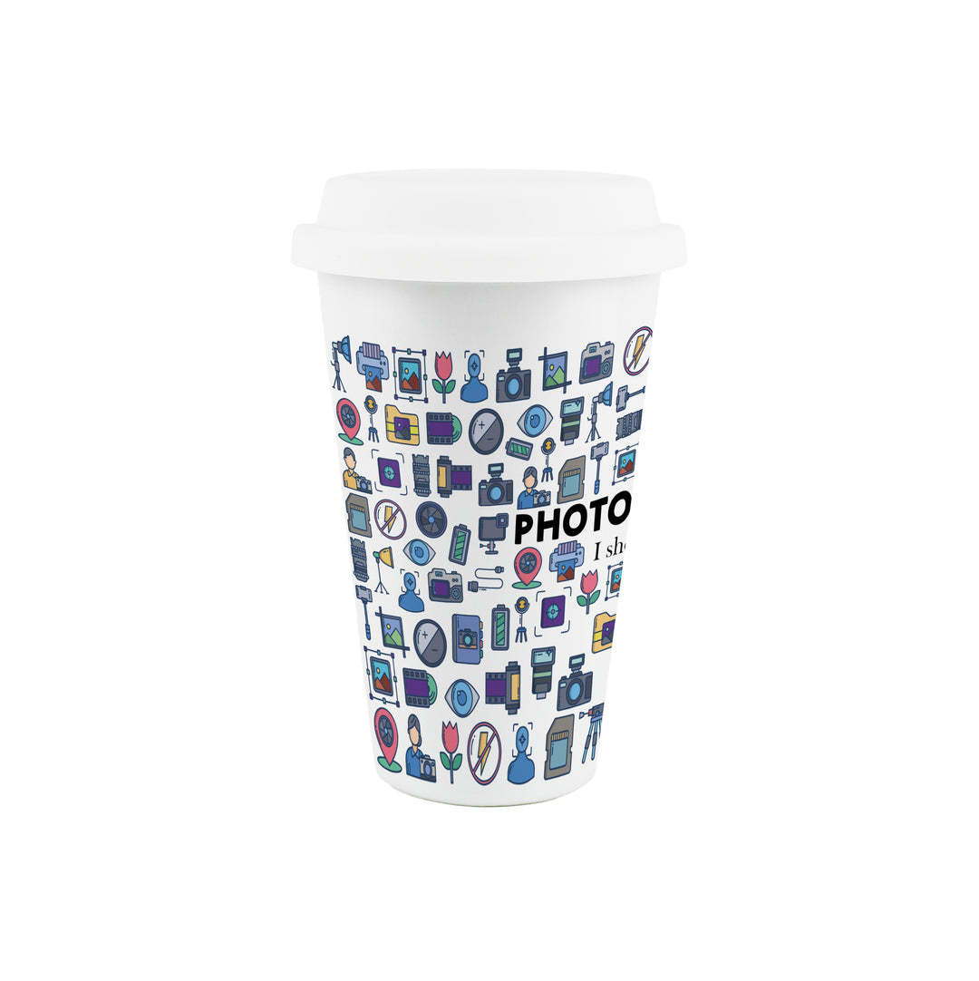Purely Home Photographer Ceramic Travel Mug