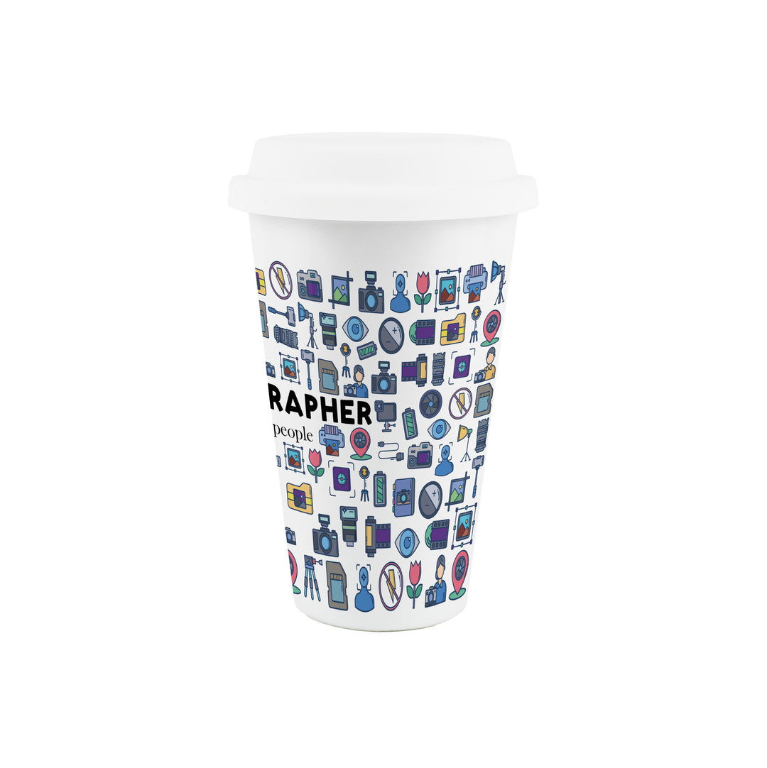 Purely Home Photographer Ceramic Travel Mug