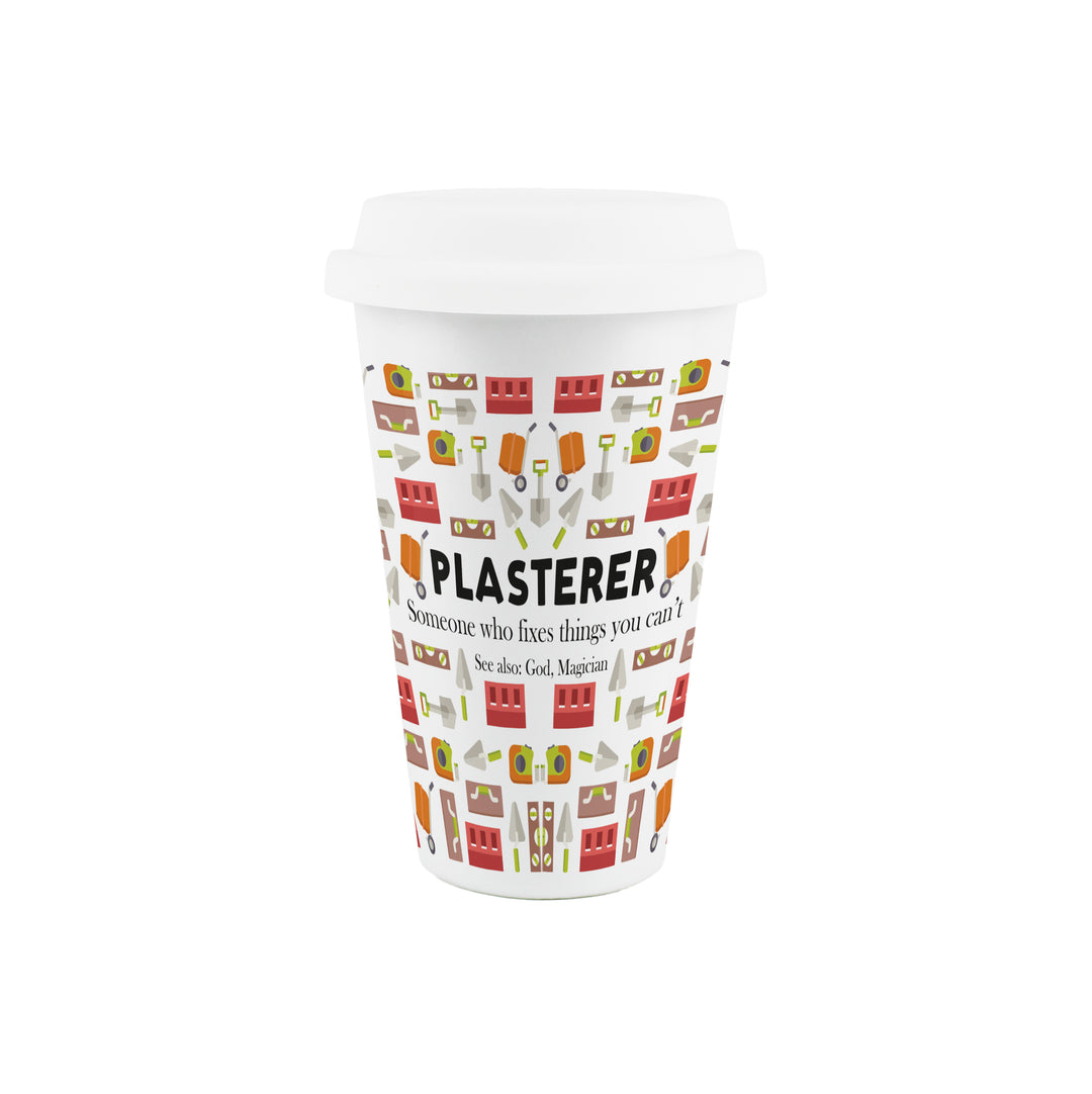 Purely Home Plasterer Ceramic Travel Mug