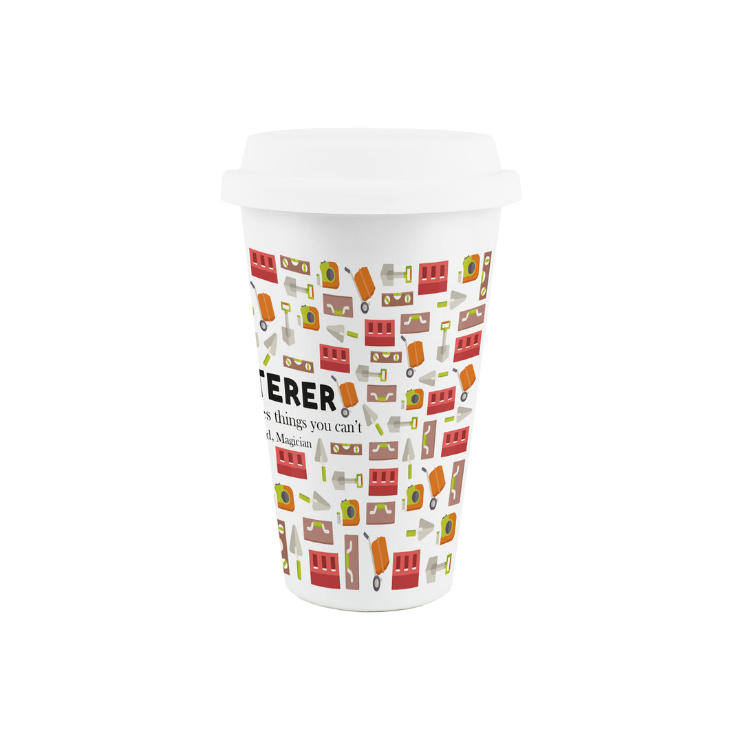 Purely Home Plasterer Ceramic Travel Mug