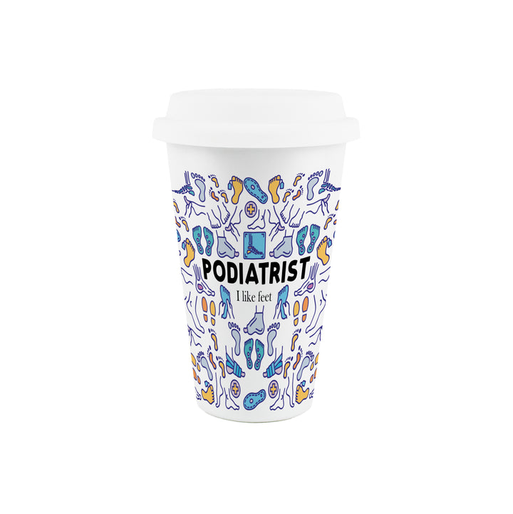 Purely Home Podiatrist Ceramic Travel Mug