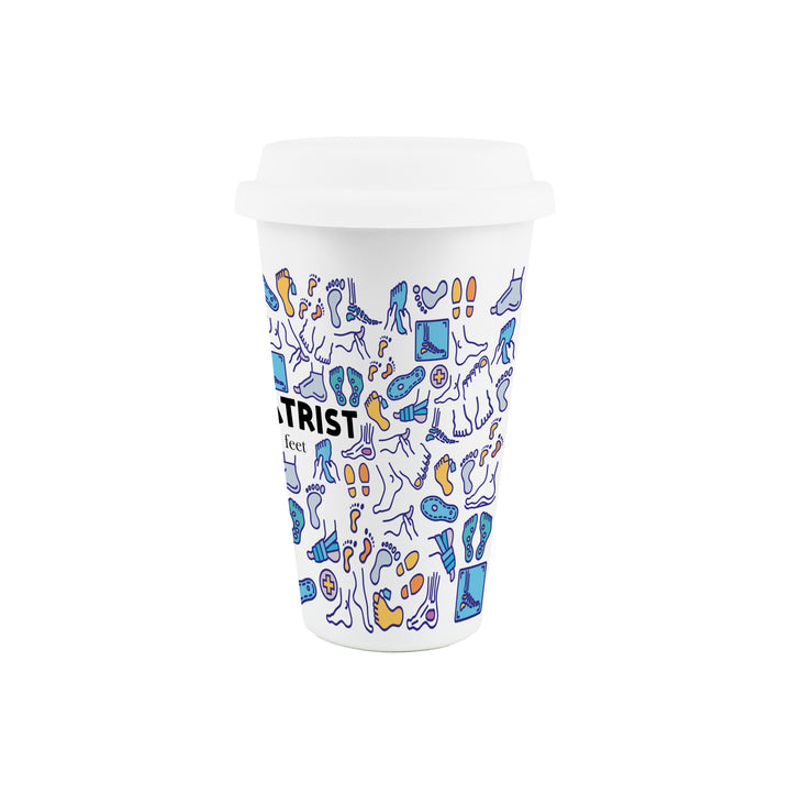Purely Home Podiatrist Ceramic Travel Mug