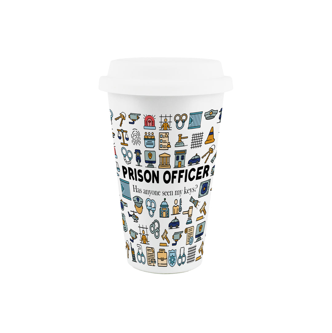Purely Home Prison Officer Ceramic Travel Mug