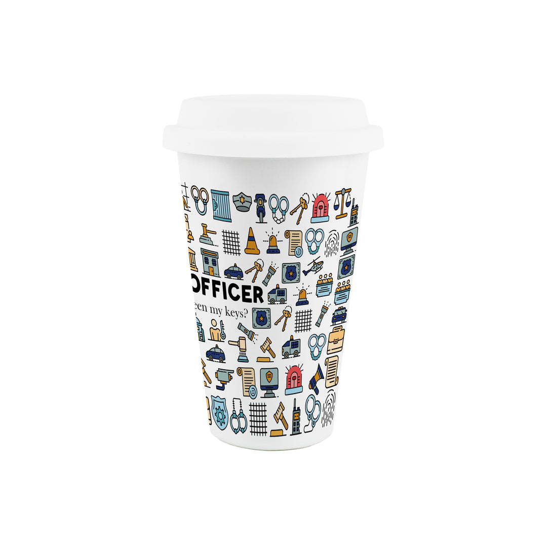 Purely Home Prison Officer Ceramic Travel Mug