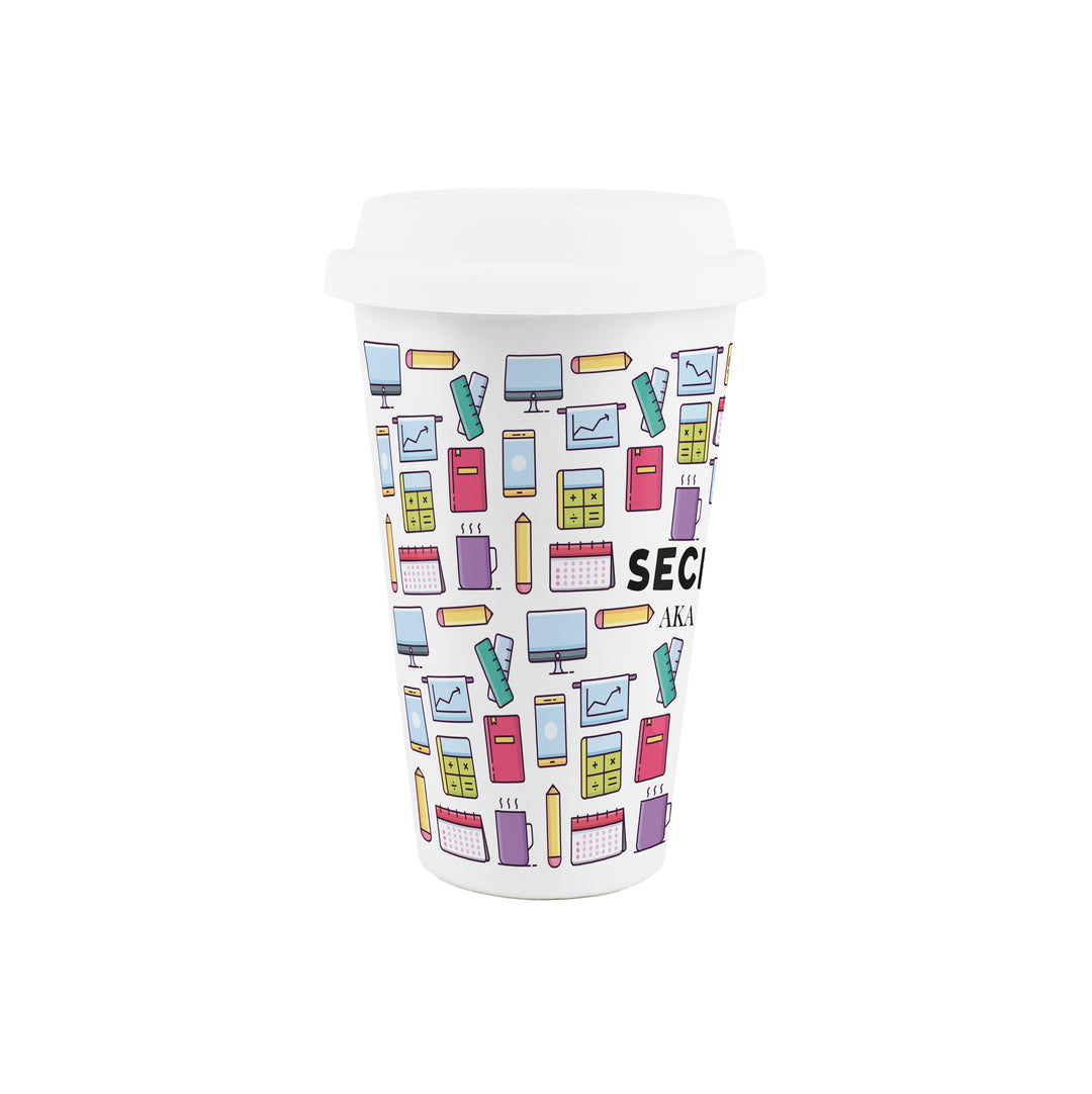 Purely Home Secretary Ceramic Travel Mug