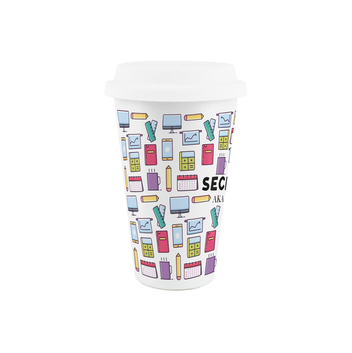 Purely Home Secretary Ceramic Travel Mug