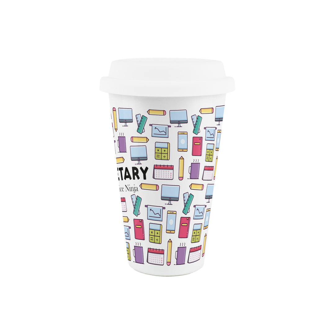 Purely Home Secretary Ceramic Travel Mug