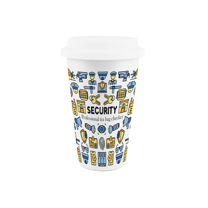 Purely Home Security Ceramic Travel Mug