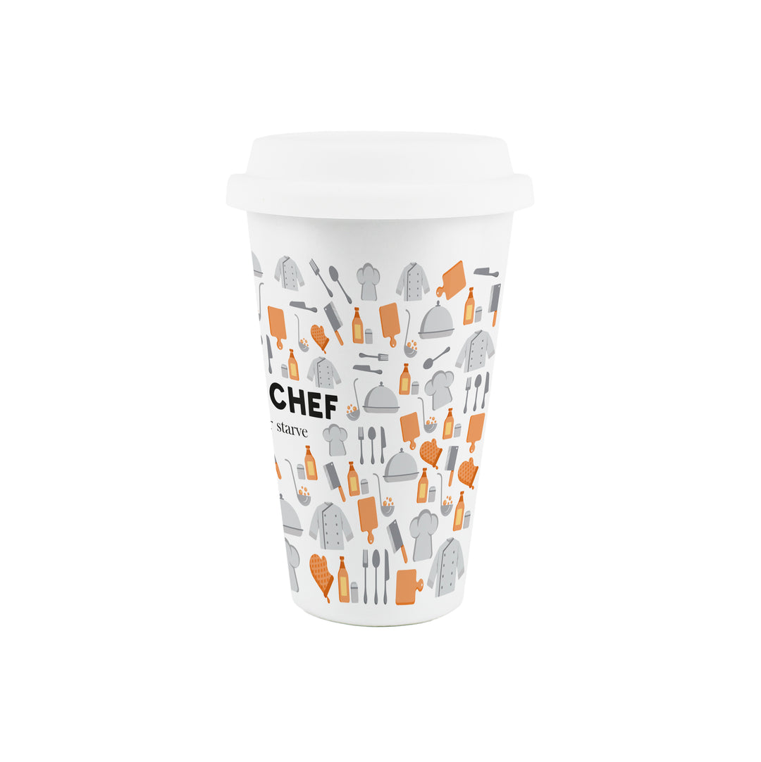 Purely Home Sous Chef Ceramic Travel Mug