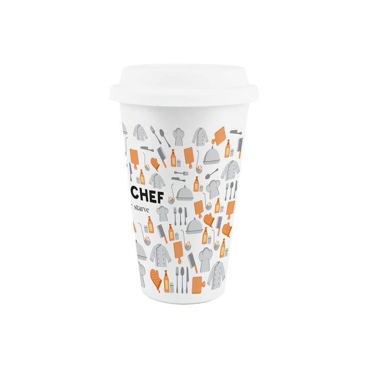 Purely Home Sous Chef Ceramic Travel Mug