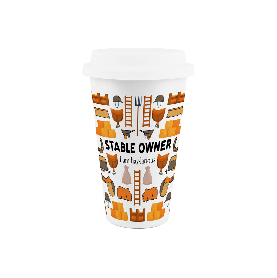 Purely Home Stable Owner Ceramic Travel Mug