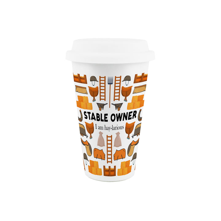Purely Home Stable Owner Ceramic Travel Mug