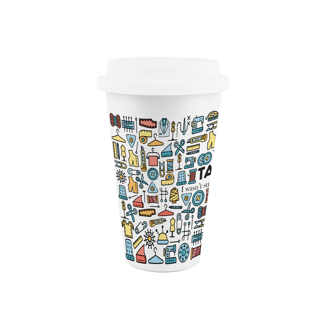 Purely Home Tailor Ceramic Travel Mug