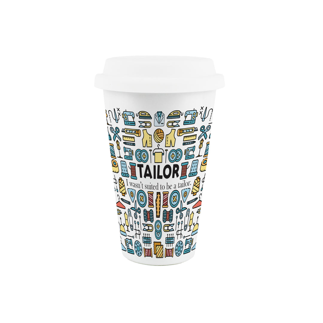 Purely Home Tailor Ceramic Travel Mug