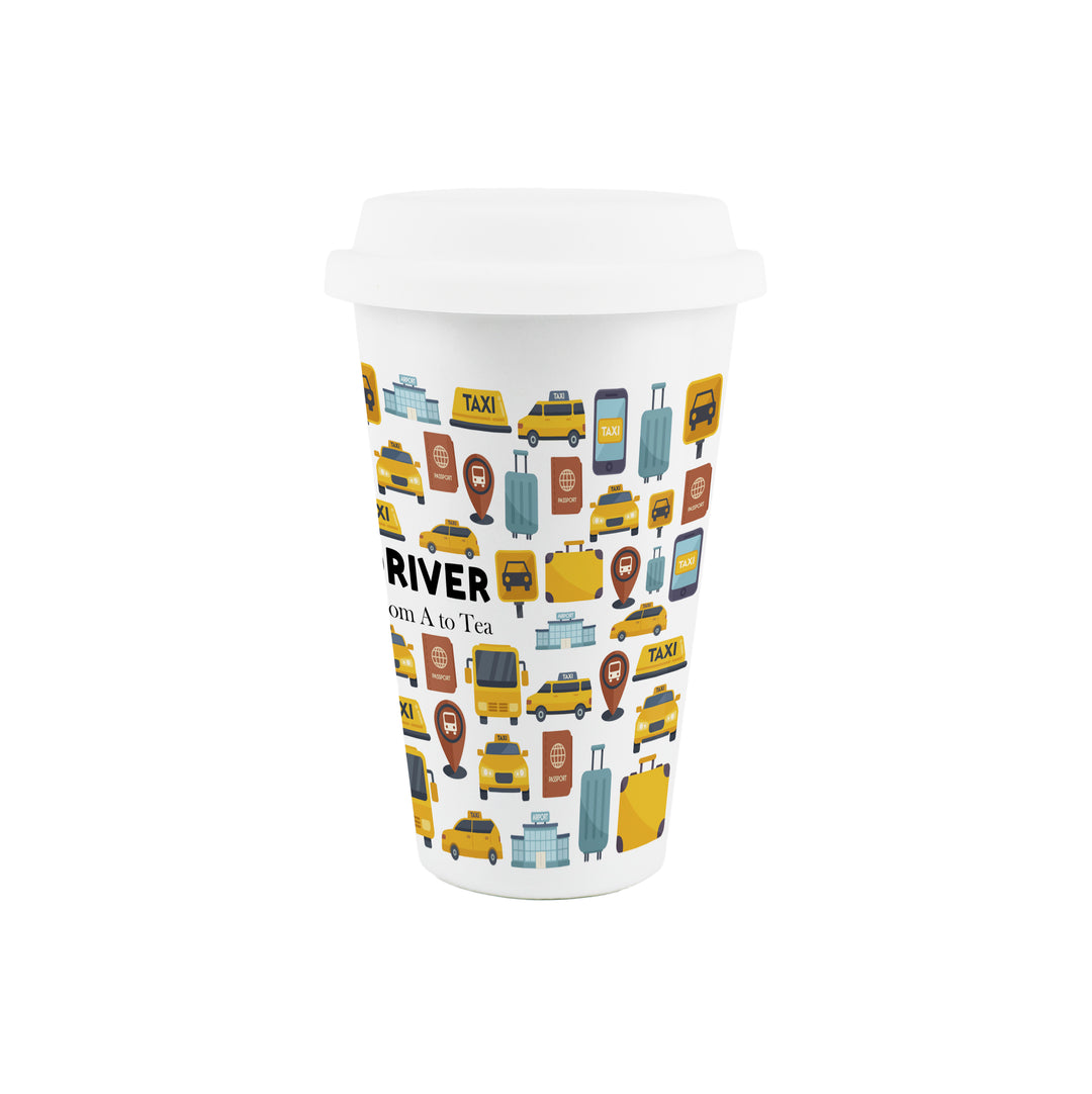 Purely Home Taxi Driver Ceramic Travel Mug