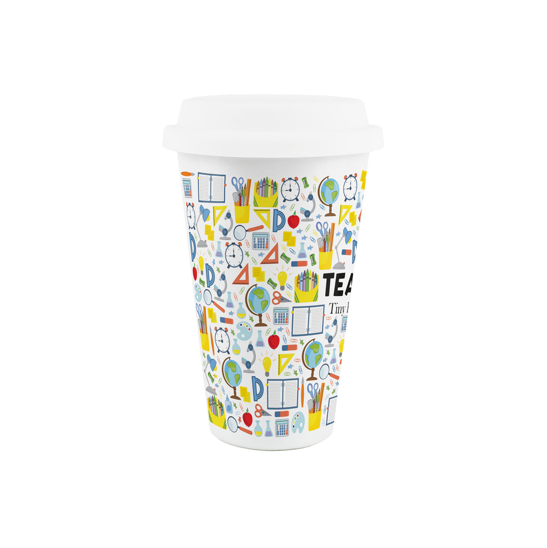 Purely Home Teacher Ceramic Travel Mug