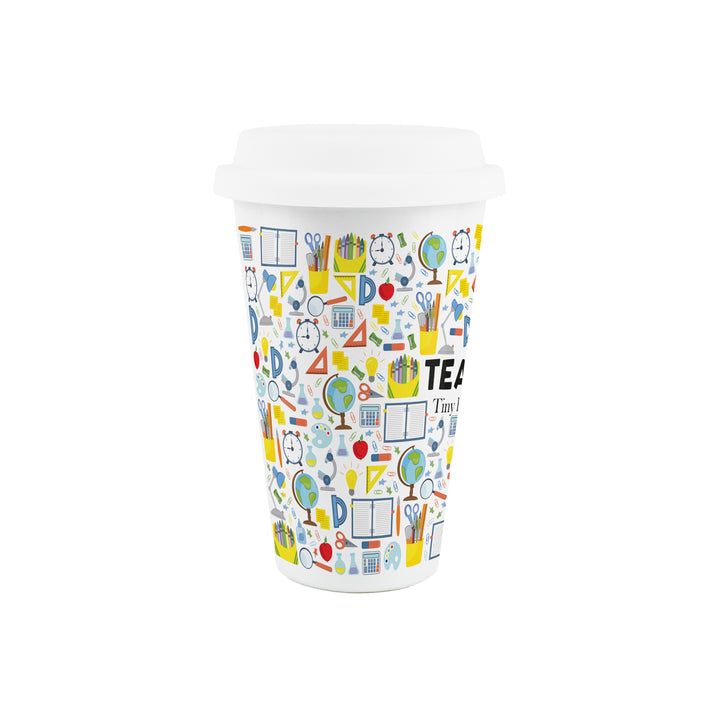 Purely Home Teacher Ceramic Travel Mug