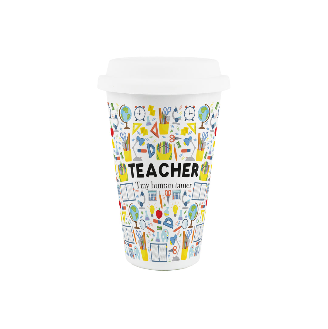 Purely Home Teacher Ceramic Travel Mug