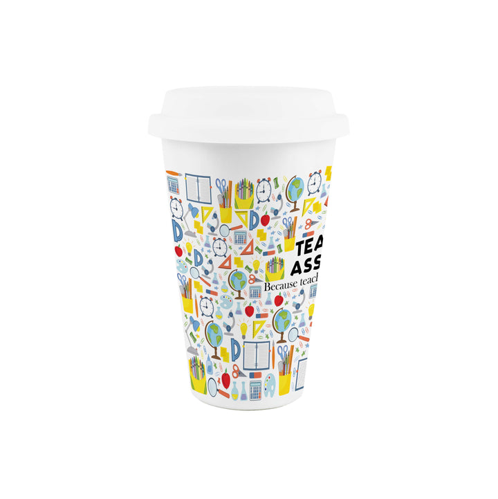 Purely Home Teaching Assistant Ceramic Travel Mug