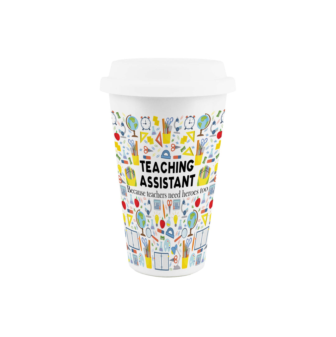 Purely Home Teaching Assistant Ceramic Travel Mug