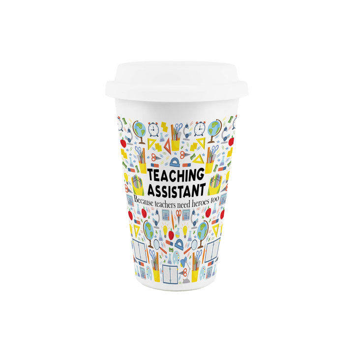 Purely Home Teaching Assistant Ceramic Travel Mug
