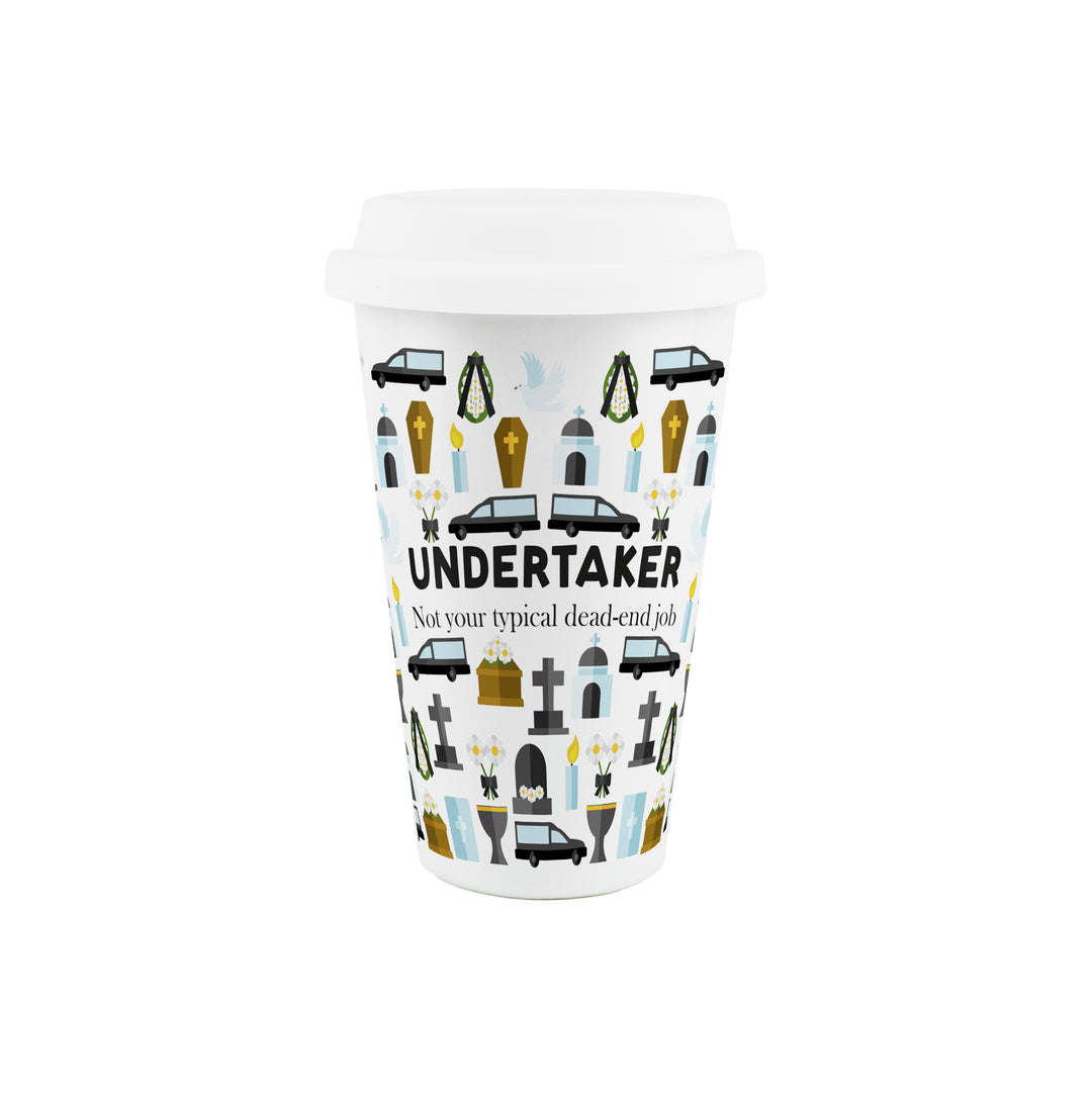 Purely Home Undertaker Ceramic Travel Mug