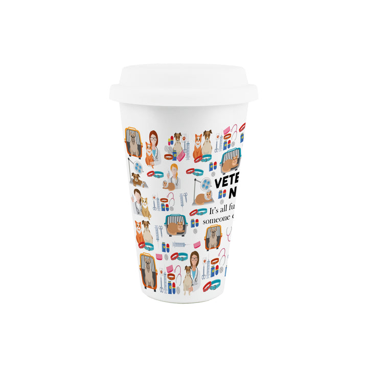 Purely Home Veterinary Nurse Ceramic Travel Mug