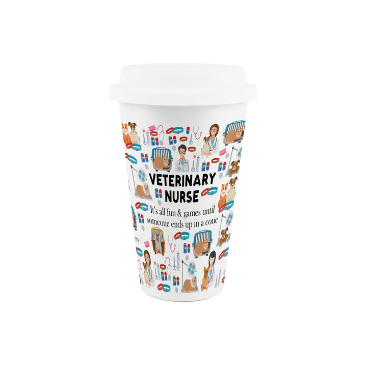 Purely Home Veterinary Nurse Ceramic Travel Mug