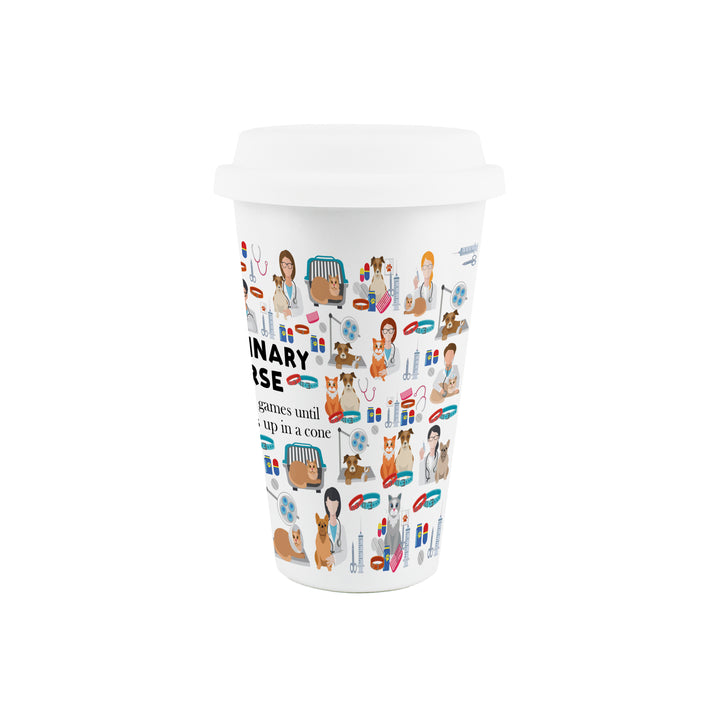Purely Home Veterinary Nurse Ceramic Travel Mug