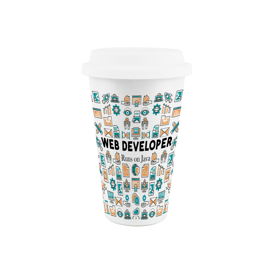 Purely Home Web Developer Ceramic Travel Mug