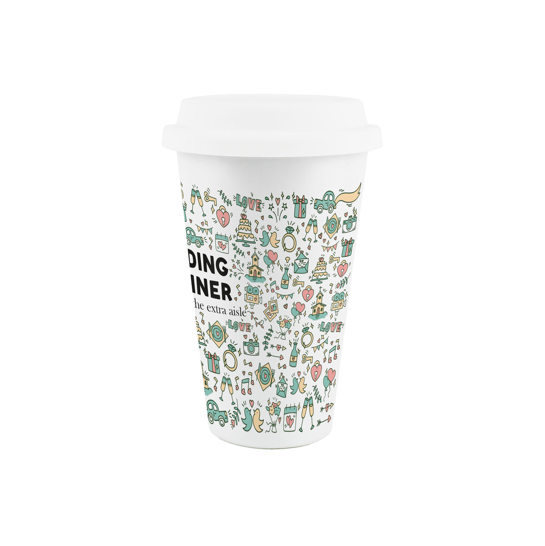 Purely Home Wedding Planner Ceramic Travel Mug