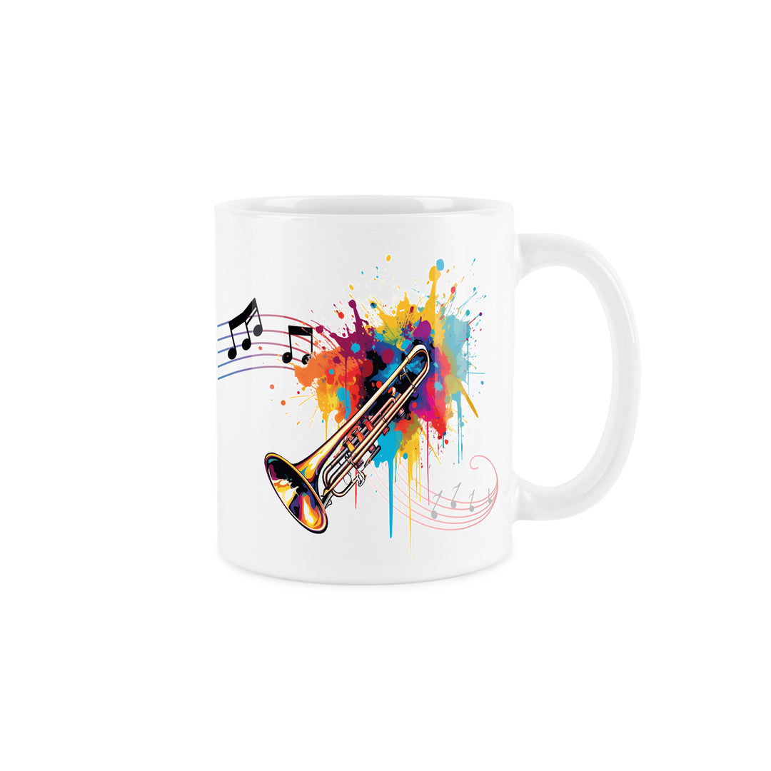 Purely Home Abstract Instruments Ceramic Mug