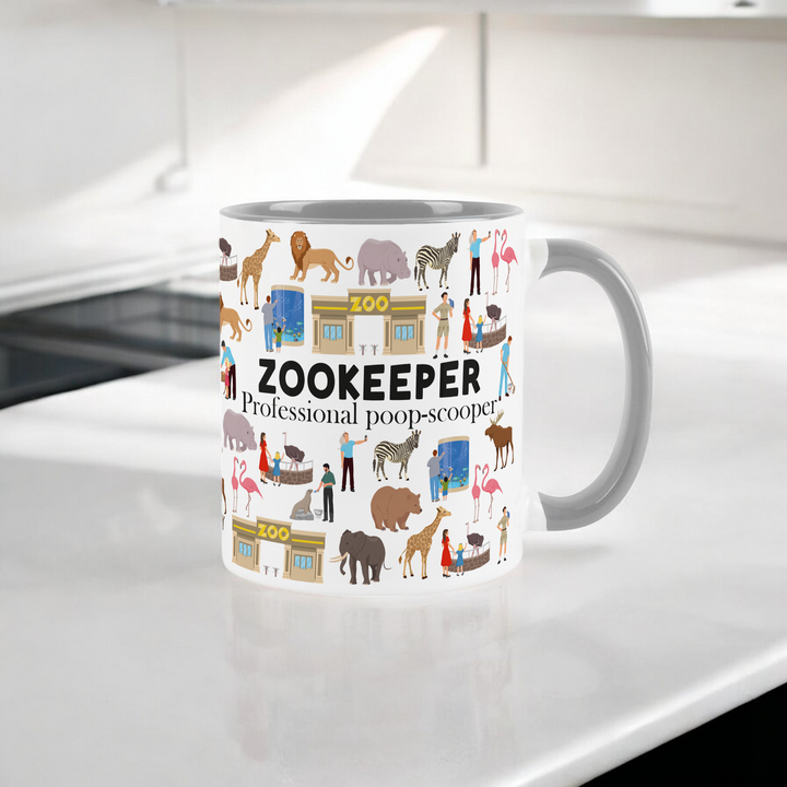 Purely Home Zookeeper Ceramic Mug