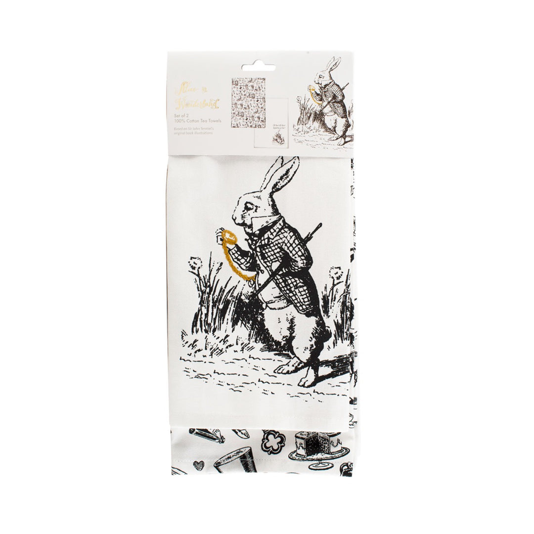 Victoria & Albert Alice in Wonderland Tea Towels