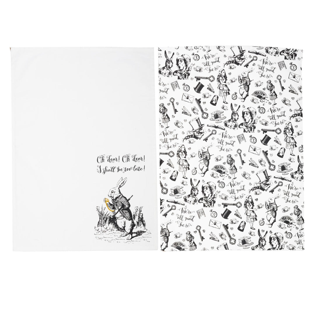 Victoria & Albert Alice in Wonderland Tea Towels