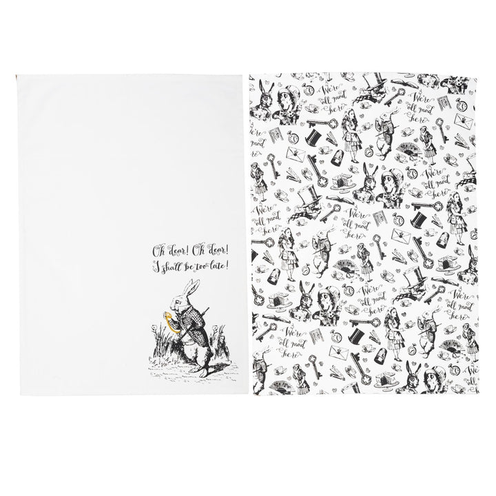 Victoria & Albert Alice in Wonderland Tea Towels