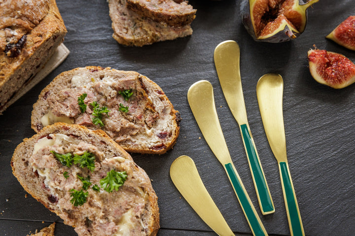Artesà Green & Gold Butter Spreaders