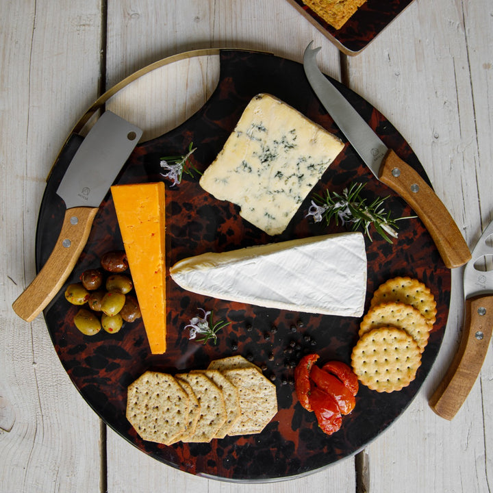serving platter for serving cheese and fruits