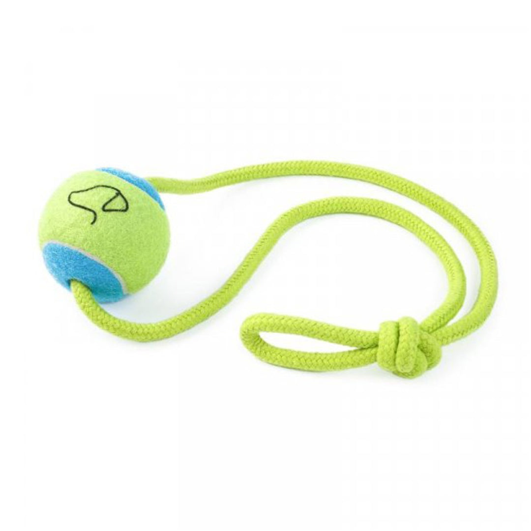 Smart Garden Dog Toy - Tennis Ball On A Rope
